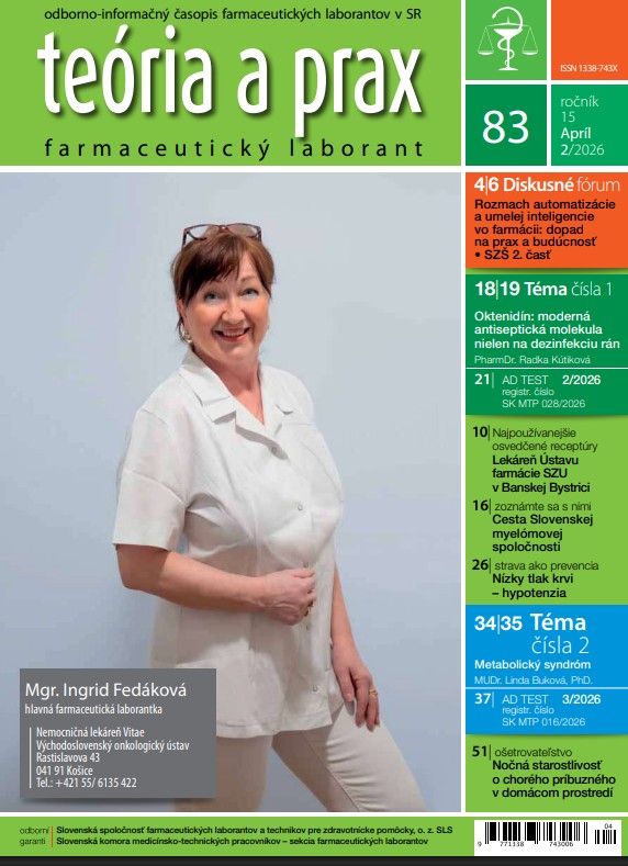 Teória a prax - farmaceutický laborant