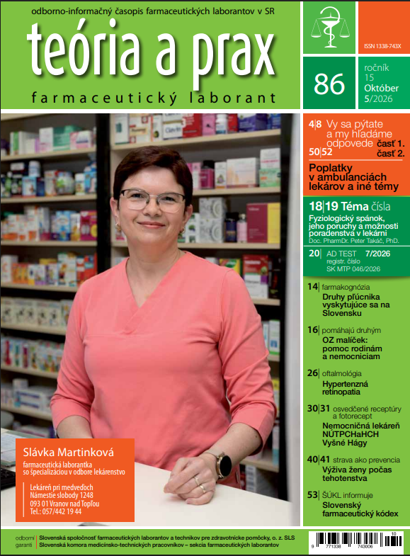 Teória a prax - farmaceutický laborant